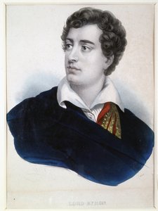 Portrait of the Poet Lord G.N. Byron by Anonymous Anonymous