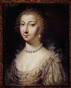 Portrait of Anne Austria, Queen of France by Anonymous Anonymous