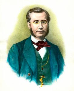 Portrait of Emile Ollivier, French politician. Engraving of the 19th century. Private collection