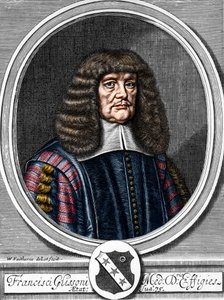 Portrait of Francis Glisson, British physician, anatomist. by Anonymous Anonymous