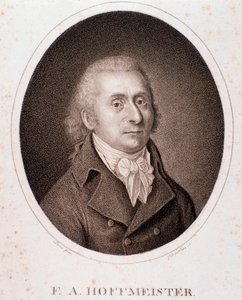 Portrait of Franz Anton Hoffmeister by Anonymous Anonymous