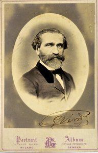 Portrait of Giuseppe Verdi (1813-1901), Italian composer. circa 1850 by Anonymous Anonymous