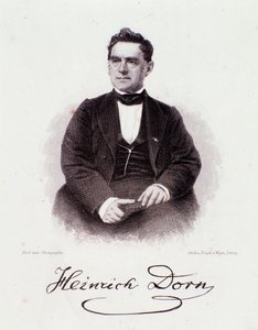 Portrait of Heinrich Dorn by Anonymous Anonymous
