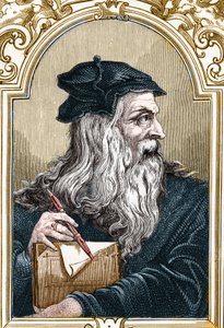 Portrait of Leonardo da Vinci (engraving)