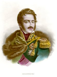 Portrait of Marechal Joseph Antoni Poniatowski (Engraving)