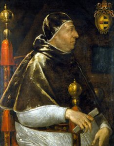 Portrait of Pope Alexander VI (Rodrigo Borgia 1431-1503). Anonymous Painting. Milan