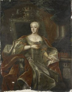 Portrait of Princess Charlotte Amalie by Anonymous Anonymous