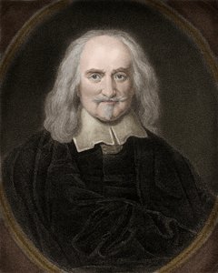 Portrait of Thomas Hobbes, English philosopher by Anonymous Anonymous