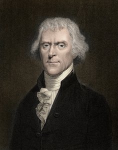 Portrait of Thomas Jefferson (1743-1826), 3rd President of the USA