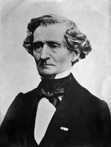 Portrait of English composer Hector Berlioz
