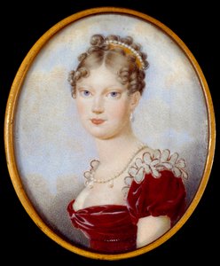 Portrait of Empress Marie-Louise (Marie Louise of Habsburg Lorraine) by Anonymous Anonymous