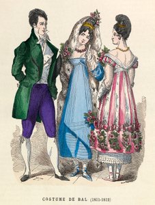 Prom Costumes in 1811-1812 by Anonymous Anonymous