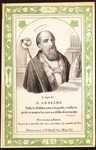 Representation of Saint Anselm by Anonymous Anonymous