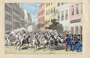 The July Revolution of 1830 by Anonymous Anonymous