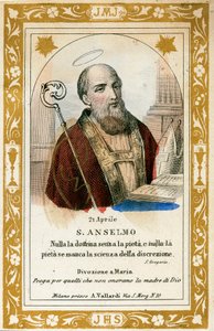 Saint Anselm by Anonymous Anonymous