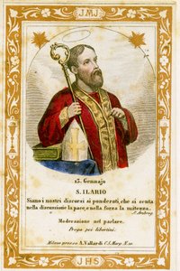Saint Hilary of Poitiers by Anonymous Anonymous