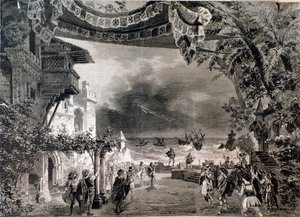 Scenography of Otello, opera by Giuseppe Verdi