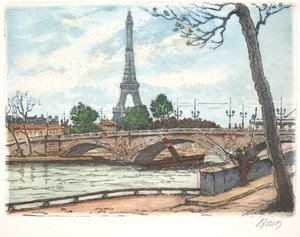 Seine and Eiffel Tower
