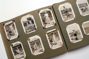 Still life of a photo album around 1925 by Anonymous Anonymous