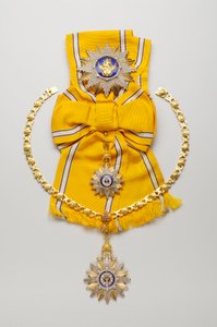 Thailand - Order of Rajamitrabbhorn: Complete Set - Plaque, Badge and Pendant by Anonymous Anonymous