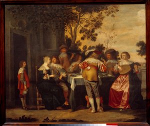 The Gallant Scene Card Game by Anonymous Anonymous