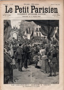 The Grand Duke Alexis Alexandrovich in Vichy - The reception at the train station by Anonymous Anonymous