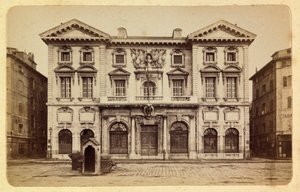 The City of Marseille and Its Surroundings Around 1885-1890: The Town Hall by Anonymous Anonymous