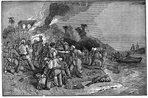 The death of Captain Edward Davis