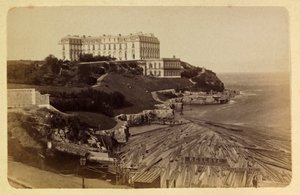 The town of Marseille and its surroundings around 1885-1890: Le chateau du Pharo by Anonymous Anonymous