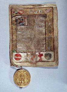 Treaty of Amiens in August 1527, an Alliance Between King Henry VIII and French King Francois I Against Emperor Charles V - Paris, National Archives