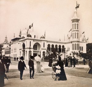 Universal Exposition of 1900 in Paris: The Palace of Algeria - private collection by Anonymous Anonymous