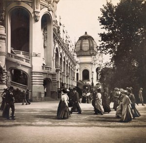 Universal Exposition of 1900 in Paris: View taken at Champs de Mars - private collection by Anonymous Anonymous