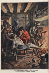 Various facts under the Directoire (1795-1799): the bandits of Orgeres (drivers) (Ille and villain), famous gang of criminals in the Beauce region, they attack a farm here, their speciality was to “heat” their victims by burning their feet to bring them to by Anonymous Anonymous