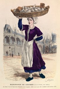 Vegetable Seller in Paris in the 16th Century