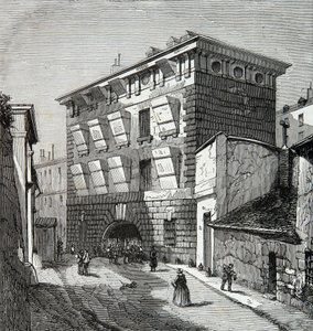 View of the Former Prison of La Force, Rue du Roi de Sicile in Paris in the 19th Century