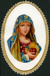 Virgin of sacred heart by Anonymous Anonymous