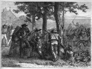 War of the French Revolution and movements against revolutionaries: siege and capture of the city of Lyon by the French Republican army on 9 October 1793 against the royalist troops. Engraving from 1866 in Histoire de la Revolution francaise by Adolphe Thi