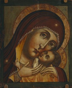 Our Lady of Korsun Korsunskaya, 17th century by Anonymous Russian icon painter