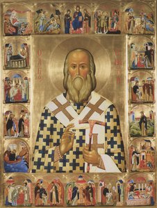 Saint Ignatius Brianchaninov with Scenes from His Life