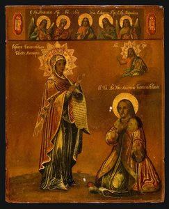 The Bogolyubsky Holy Virgin by Anonymous Russian icon painter