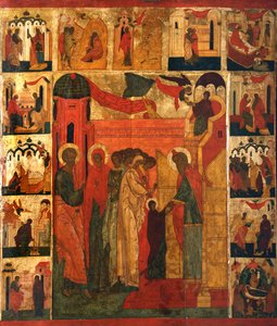 The Entry of the Most Holy Theotokos into the Temple, 16th Century