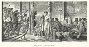 Banquet of Agathon and Plato, Ancient Greece