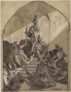 Motif from the Nibelungenlied by Anselm Feuerbach