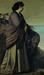 On the Seashore (Modern Iphigenia) by Anselm Feuerbach