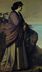 On the Seashore Modern Iphigenia, 1875 by Anselm Feuerbach
