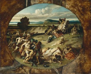 The Battle of the Amazons by Anselm Feuerbach