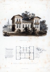 Design for a Country House in Moabit, near Berlin, Germany