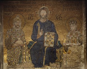 The Zoe Mosaic by Anthemius of and Miletus Isidore of Tralles