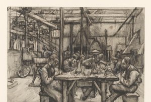 Workshop in the Silver Factory of Begeer