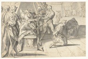Judgment of Count William III the Good over the Bailiff of South Holland by Anthonie Blocklandt